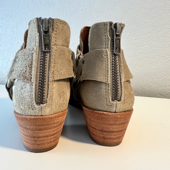 Frye Women's Ray Harness Back Zip Ankle Boot - Picture 5 of 7